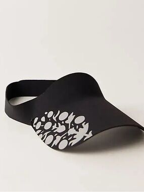 Free People Volley Reflective Visor in Black 🆕